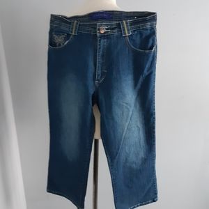 Varelli Cropped Women's Jeans  size 16 blu…